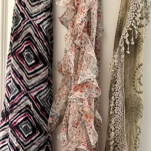 3 Scarf Bundle - 1 NWT 2 NWOT